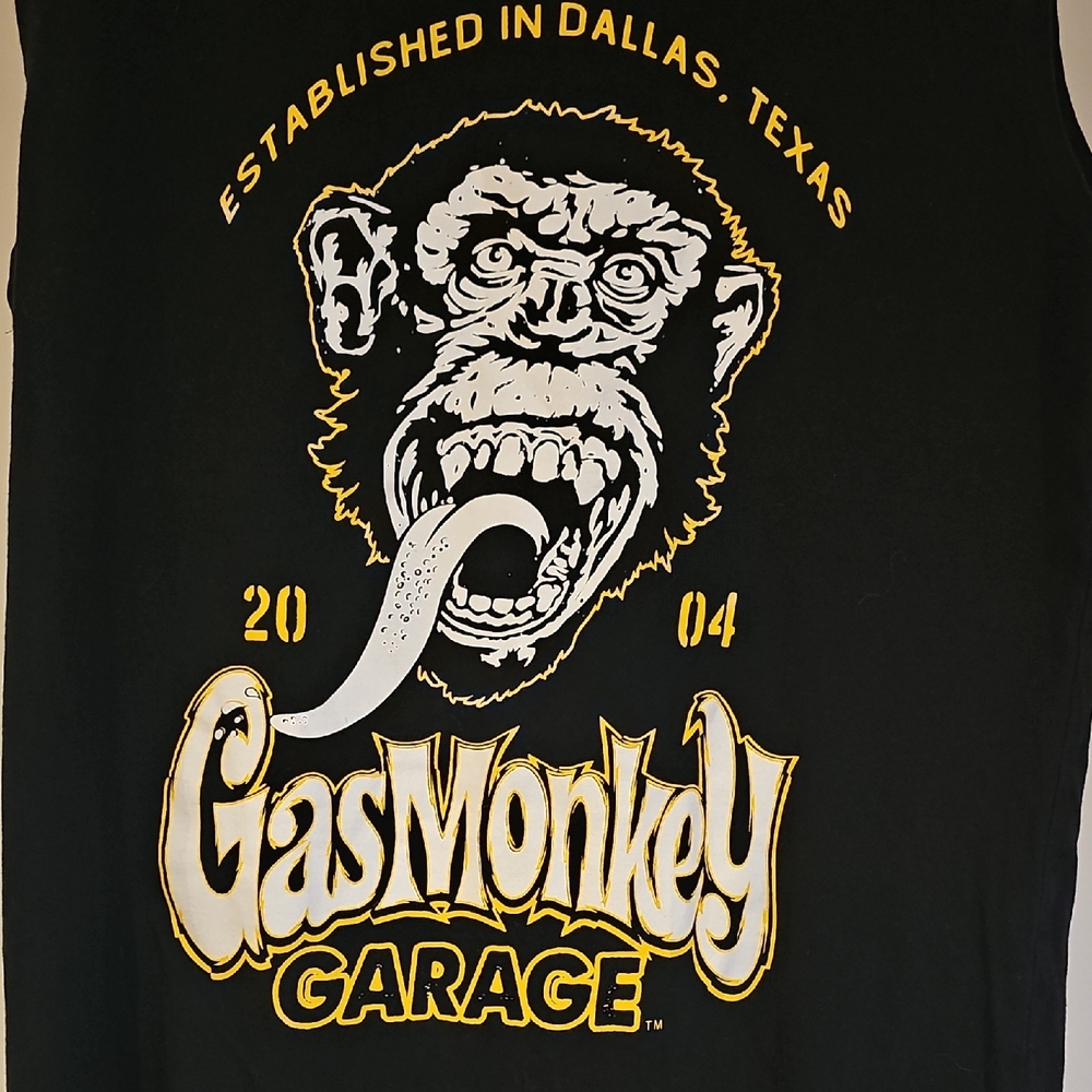 Gas Monkey Garage Black Tank Top